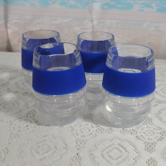 Host Freeze Cooling Drink Cups 8.5 oz Freezable Tumblers Set of 4 - Picture 2 of 3